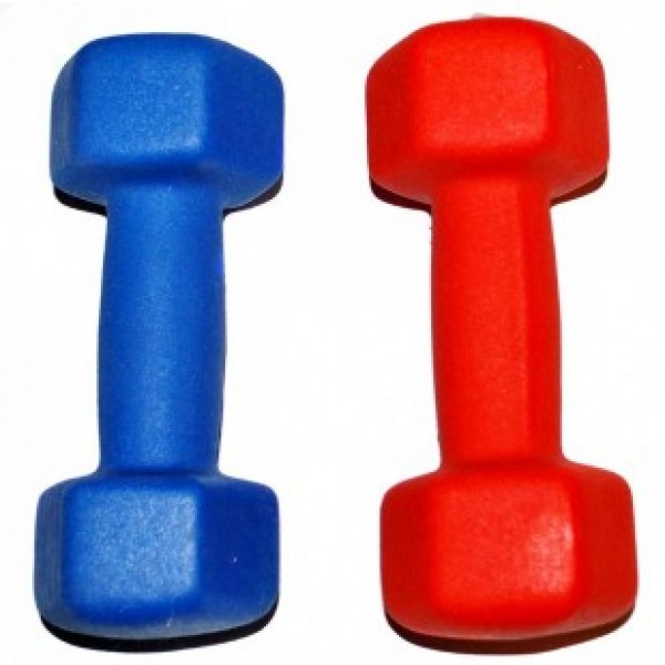 Гантель виниловая 1 кг