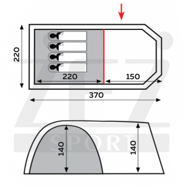 Палатка туристическая