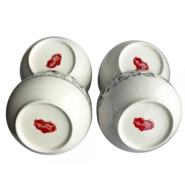 Набор тарелок глубоких 480 мл 4 шт.