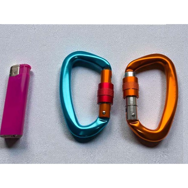 Карабин-застёжка туристический с резьбой