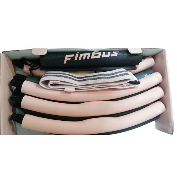 Обруч массажный с эспандером