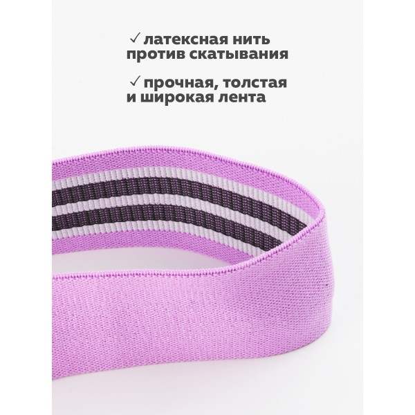 Резинка для фитнеса текстильная