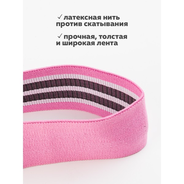 Резинка для фитнеса текстильная