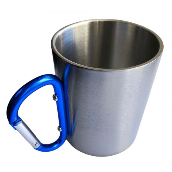 Кружка походная с карабином 300 мл