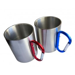 Кружка походная с карабином 300 мл